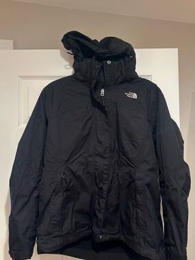 The North Face Black Hooded fleece Jacket